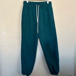 Forever 21 Dark green draw string sweat pants Size: M